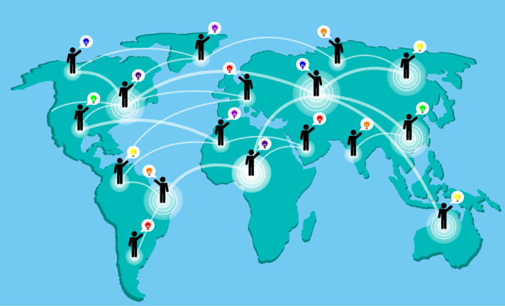 世界地図のイメージ画像